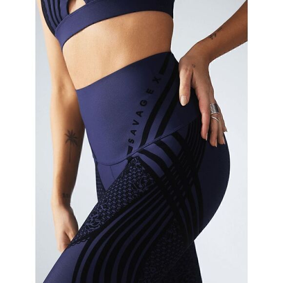 SAVAGE X FENTY Special FX High-Waist Legging Blue SIZE S NEW WITH TAGS - Picture 14 of 16